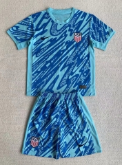 2024-2025 USA Goalkeeper Blue Soccer Unifrom-AY