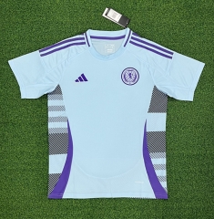 (S-4XL) 2024-2025 Scotland Away Light Blue Thailand Soccer Jersey AAA-403