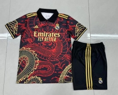 2024-2025 Real Madrid Red Soccer Uniform-709
