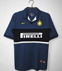 Retro Version 98-99 Inter Milan 2nd Away Royal Blue Thailand Soccer Jersey AAA-C1046