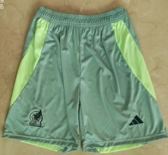 2024-2025 Mexico Away Light Green Thailand Soccer Shorts