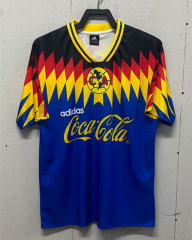Retro Version 1995 Club America Away Blue Thailand Soccer Jersey AAA-811