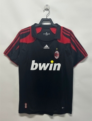 Retro Version 07-08 AC Milan 2nd Away Black Thailand Soccer Jersey AAA-811