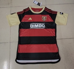 2024-2025 Peluche Caligari Home Red&Black Thailand Soccer Jersey AAA-4193
