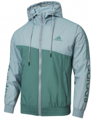 2024-2025 (Asia Size) Adidas Green Thailand Trench Coats With Hat-LH