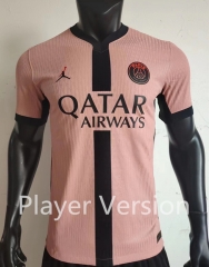 Player Version 2024-2025 Paris Pink Thailand Soccer Jersey AAA