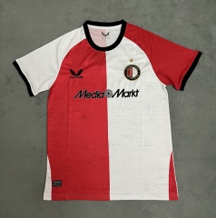 2024-2025 Feyenoord Rotterdam Home Red and White Thailand Soccer Jersey AAA-4506