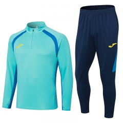 Joma Light Blue Thailand Soccer Tracksuit-411