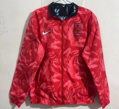 (S-3XL) 2024-2025 Korea Red&Black Thailand Trench Coats-0255