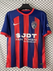 2024-2025 Johor Darul Ta'zim Home Red&Blue Thailand Soccer Jersey AAA