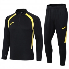 Joma Black Thailand Soccer Tracksuit-411