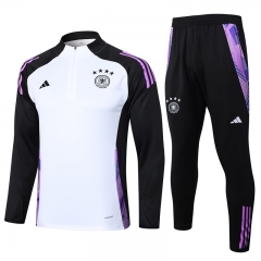 2024-2025 Germany White Thailand Soccer Tracksuit-815