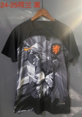 2024-2025 Netherlands Black Thailand Soccer Jersey AAA-9171