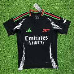 (S-4XL) 2024-2025 Arsenal Away Black Thailand Soccer Jersey AAA-403