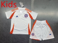2024-2025 Chile Away White Kids/Youth Soccer Uniform-8679