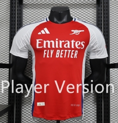 Player Version 2024-2025 Arsenal Home Red Thailand Soccer Jersey AAA-888