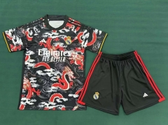2024-2025 Special Version Real Madrid Red&Black Soccer Uniform-6748