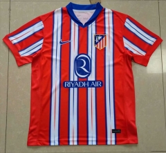 (S-4xL) 2024-2025 Atletico Madrid Home Red&White Thailand Soccer Jersey AAA-818