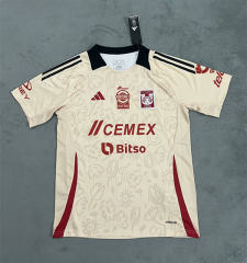 (S-4XL) 2024-2025 Special Version Tigres UANL Beige Thailand Soccer Jersey AAA-4506