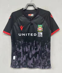 2024-2025 Wrexham Away Black Thailand Soccer Jersey AAA-2386