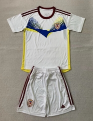 2024-2025 Venezuela Away White Soccer Uniform-AY