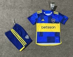 2024-2025 Correct Version Boca Juniors Home Blue Soccer Uniform-6748