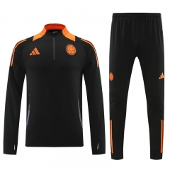 2024-2025 Colombia Black Thailand Soccer Tracksuit-4627