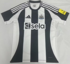 2024-2025 Newcastle United Home Black&White Thailand Soccer Jersey AAA