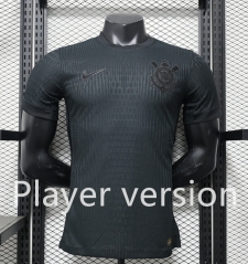 Player Version 2024-2025 Corinthians Away Black Thailand Soccer Jersey AAA-888