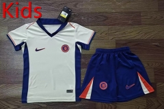 2024-2025 Chelsea Away White Kid/Youth Soccer Uniform-709