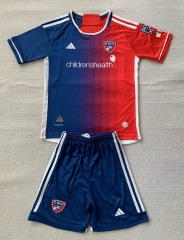 2024-2025 FC Dallas Home Red&Blue Soccer Uniform-AY