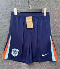 2024-2025 Netherlands Away Royal Blue Thailand Soccer Shorts