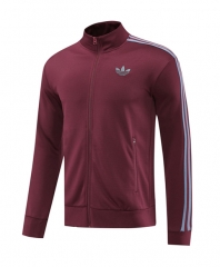 2024-2025 Maroon Thailand Soccer Jacket-LH