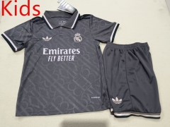2024-2025 Real Madrid 2nd Away Black Kids/Youth Soccer Uniform-507