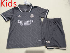 2024-2025 Real Madrid 2nd Away Black Kids/Youth Soccer Uniform-507