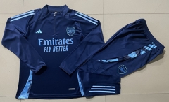 2024-2025 Arsenal Royal Blue Thailand Soccer Tracksuit-815