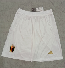 2024-2025 Belgium Away White Thailand Soccer Shorts-718