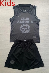 2024-2025 Club America Black Kids/Youth Soccer Vest Uniform-AY