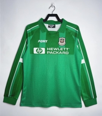 Retro Version 97-99 Tottenham Hotspur Goalkeeper Green LS Thailand Soccer Jersey AAA-811