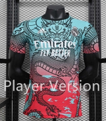 Player Version 2024-2025 Special Version Real Madrid Blue&Red Thailand Soccer Jersey AAA-888
