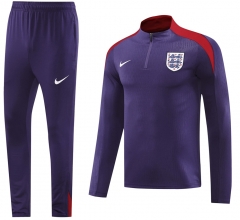 2024-2025 England Purple Thailand Soccer Tracksuit-LH