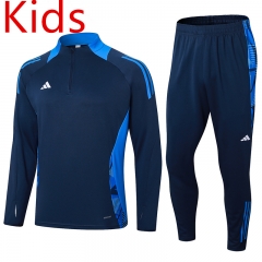 Adidas Royal Blue Kids/Youth Soccer Tracksuit-411