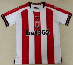 2024-2025 Stoke City Home Red&White Thailand Soccer Jersey AAA-2044