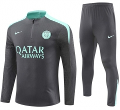 2024-2025 Paris SG Gray Thailand Soccer Tracksuit