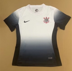 2024-2025 Corinthians Home White&Blue Thailand Women Soccer Jersey AAA-2044