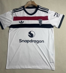 (S-4XL) 2024-2025 Manchester United 2nd Away White Thailand Soccer Jersey AAA-2044