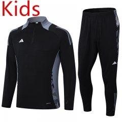 Adidas Black Kids/Youth Soccer Tracksuit-411
