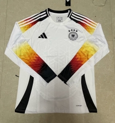 2024-2025 Germany Home White LS Thailand Soccer Jersey AAA-422