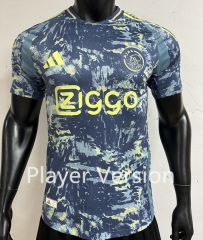 Player Version 2024-2025 Ajax Away Royal Blue Thailand Soccer Jersey AAA