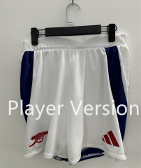 Player Version 2024-2025 Arsenal Home White Thailand Soccer Shorts-888